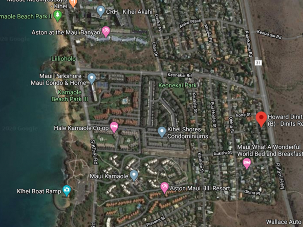 Howard Dinits Easy Maui Real Estate Kihei Maui Hawaii Map 2