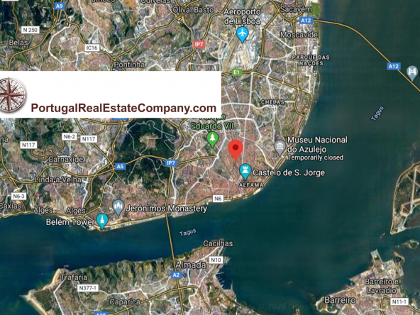Portugal Real Estate Company PREC Lisbon Map 2