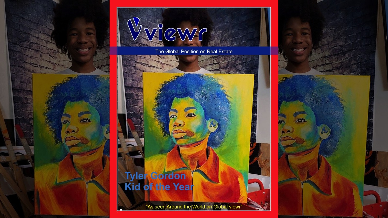 Tyler Gordon Artist Kid of the Year on Global viewr Magazine